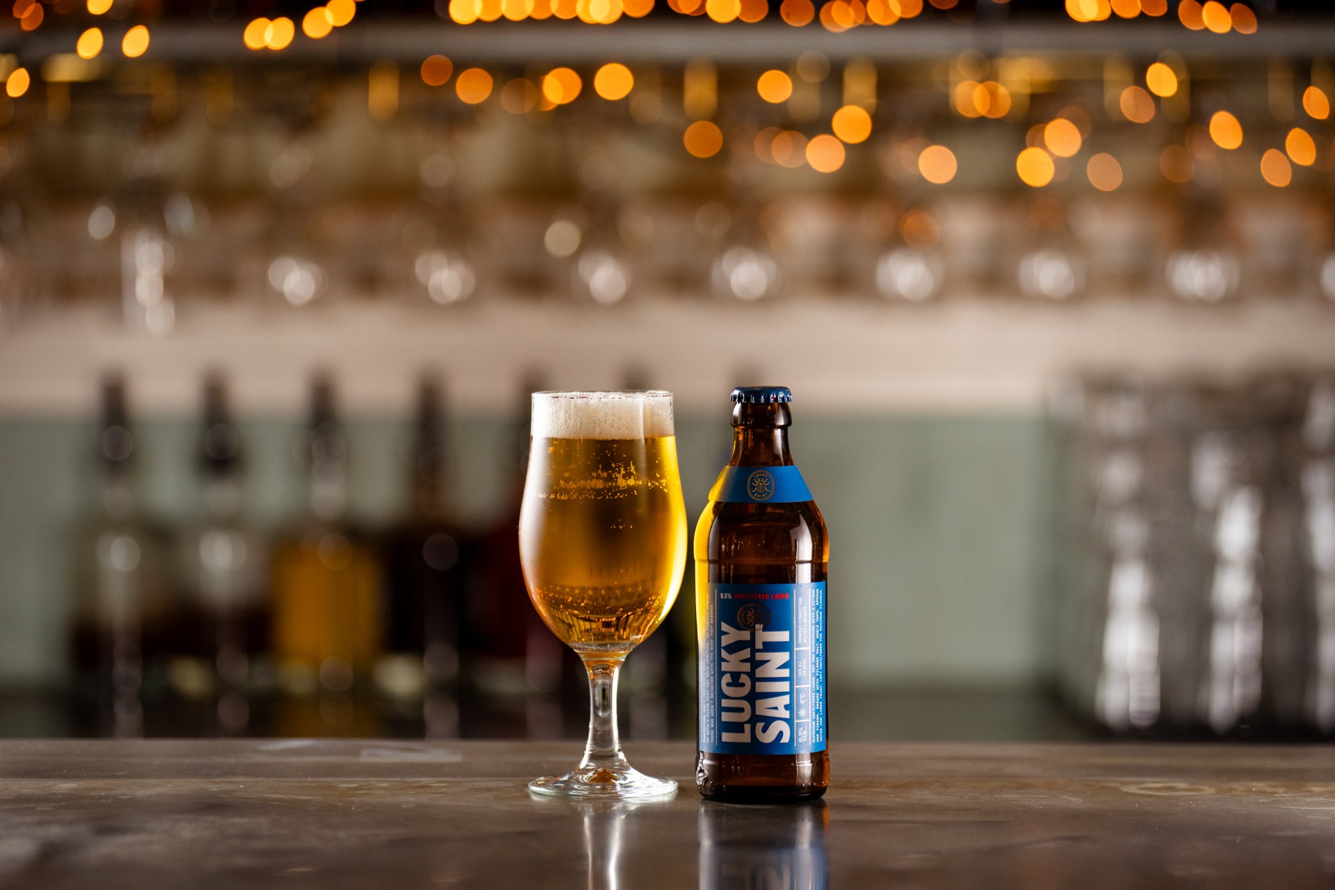 Lucky Saint Alcohol Free Unfiltered Lager
