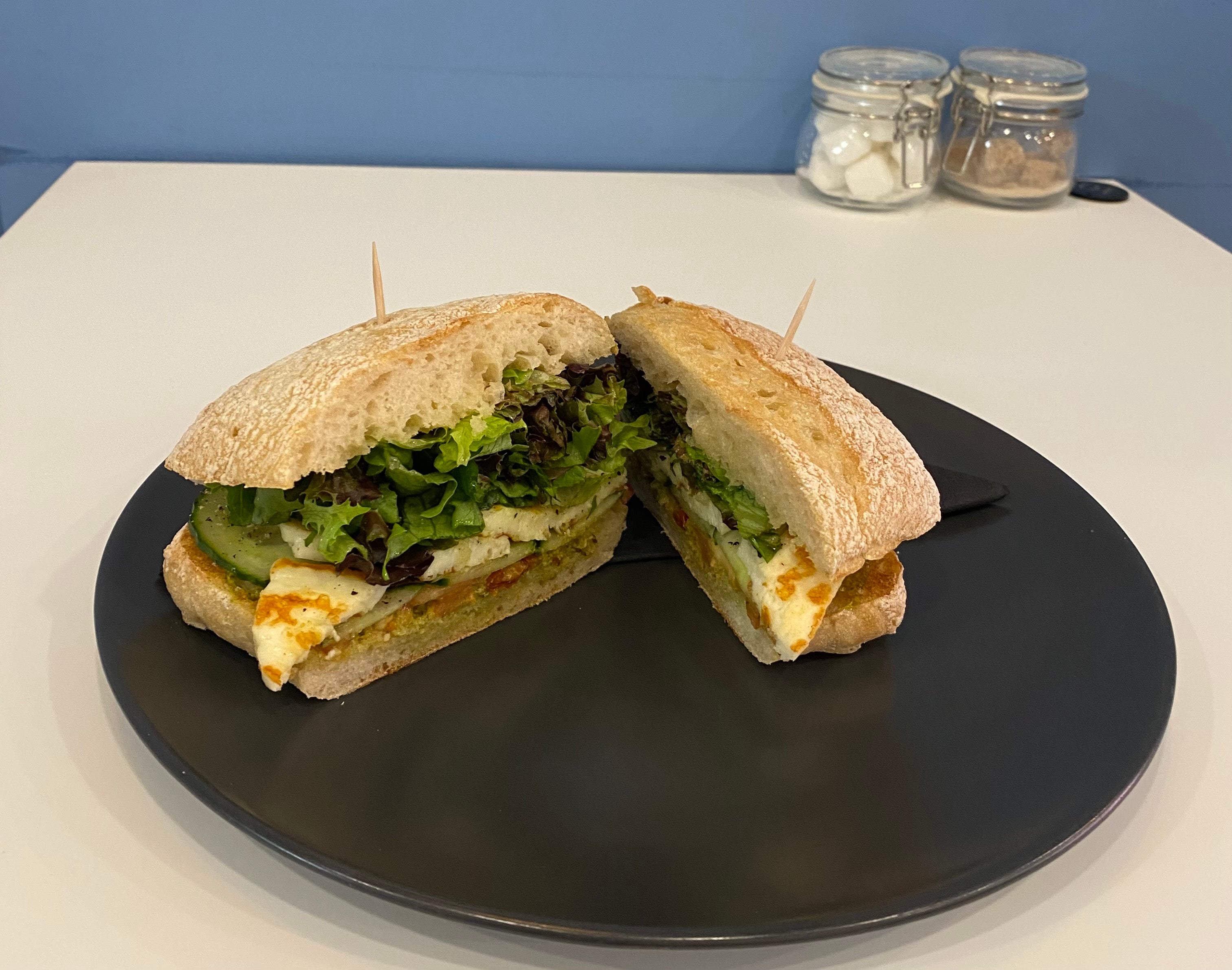 Toasted Halloumi Sandwich