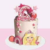  Barbie Cake With Decoration