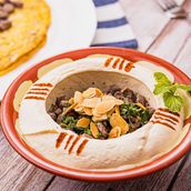 Hummus with Meat