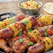 Chicken Corn Sausage Bbq