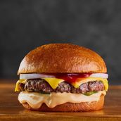 Double Cheeseburger With Fries
