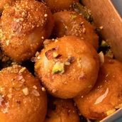Knafeh Naameh With Hazelnut Filling