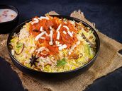 Cheesy Chicken Biryani
