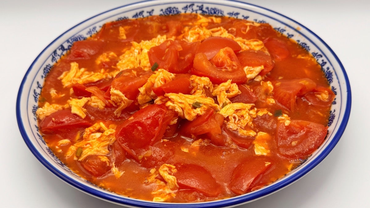 Scrambled Eggs with Tomatoes