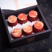 Craquelin Strawberry Cheesecake Box - (6 Pieces)