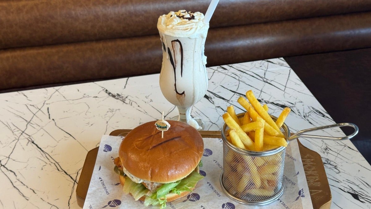 Lebanese Halloumi Chicken Burger