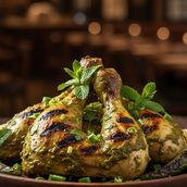 Green Pepper Tandoori Chicken