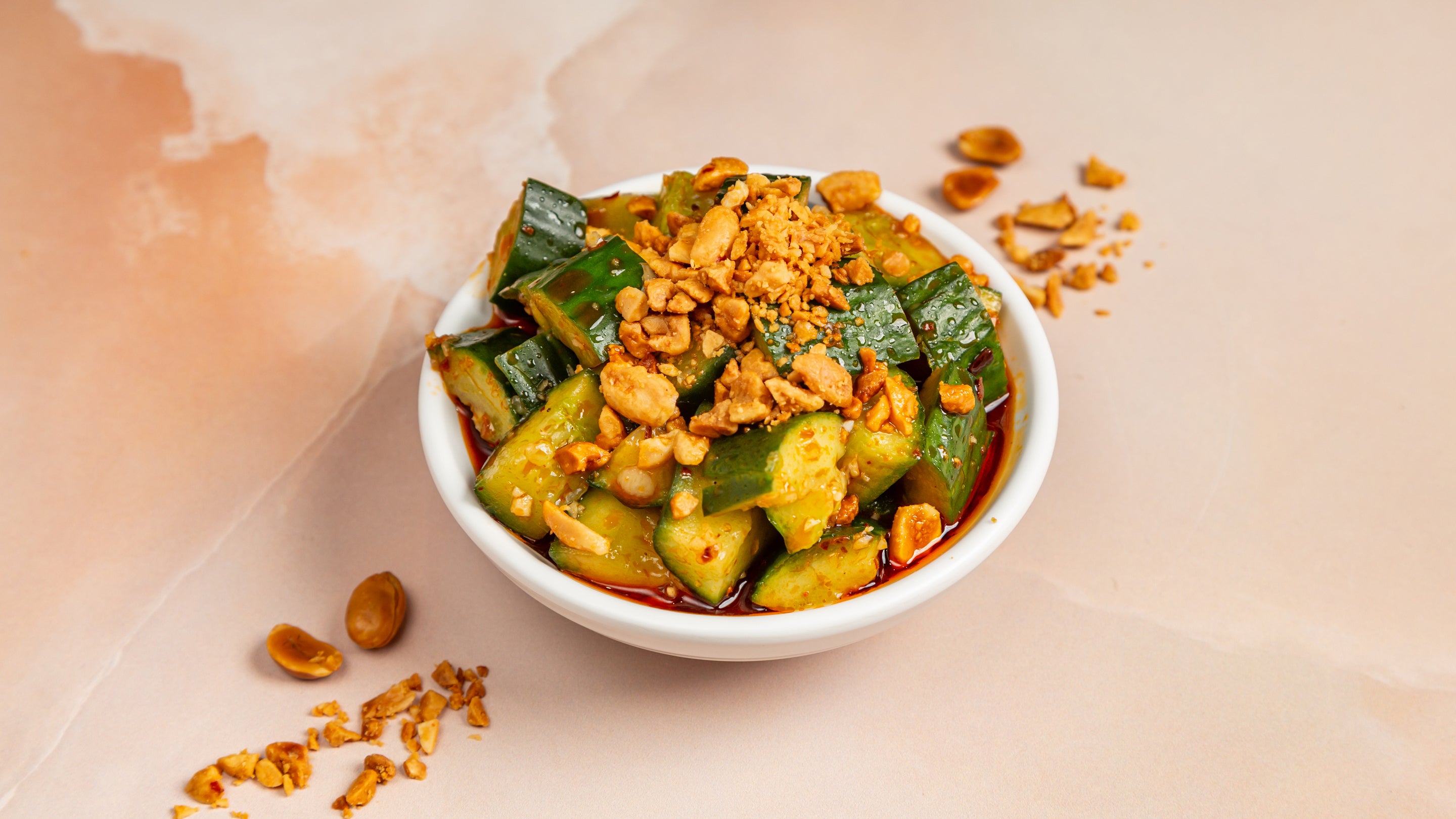 smashed cucumbers salad 拍黄瓜