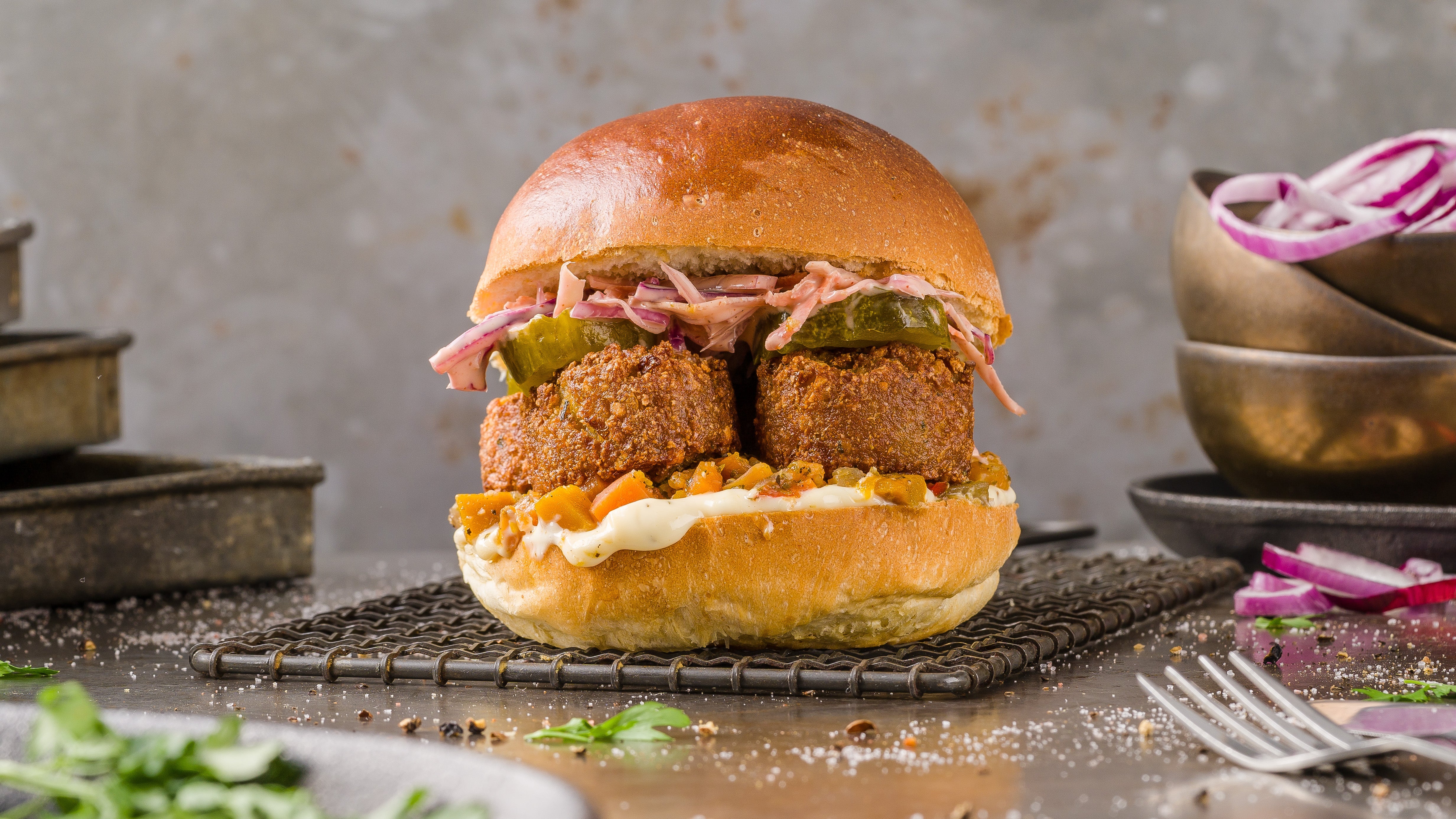 Falafel Burger (V)