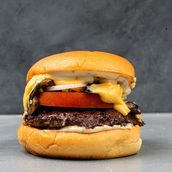 Cheesy Saucy Beef Burger