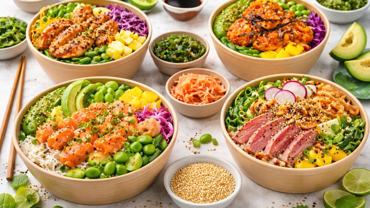Papapoke Bowls and Rolls