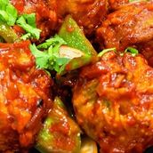 Chili Chicken Momos 