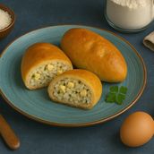 Rice And Egg Pirozhki