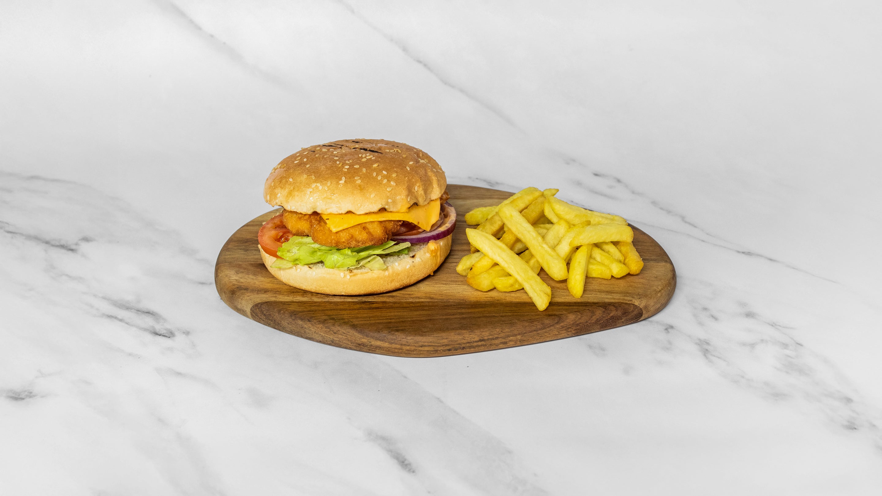 1/4 Chicken Fillet Burger