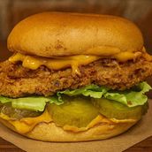 Grind Crispy Chicken Burger