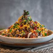 Potatoes And Chickpeas Chaat