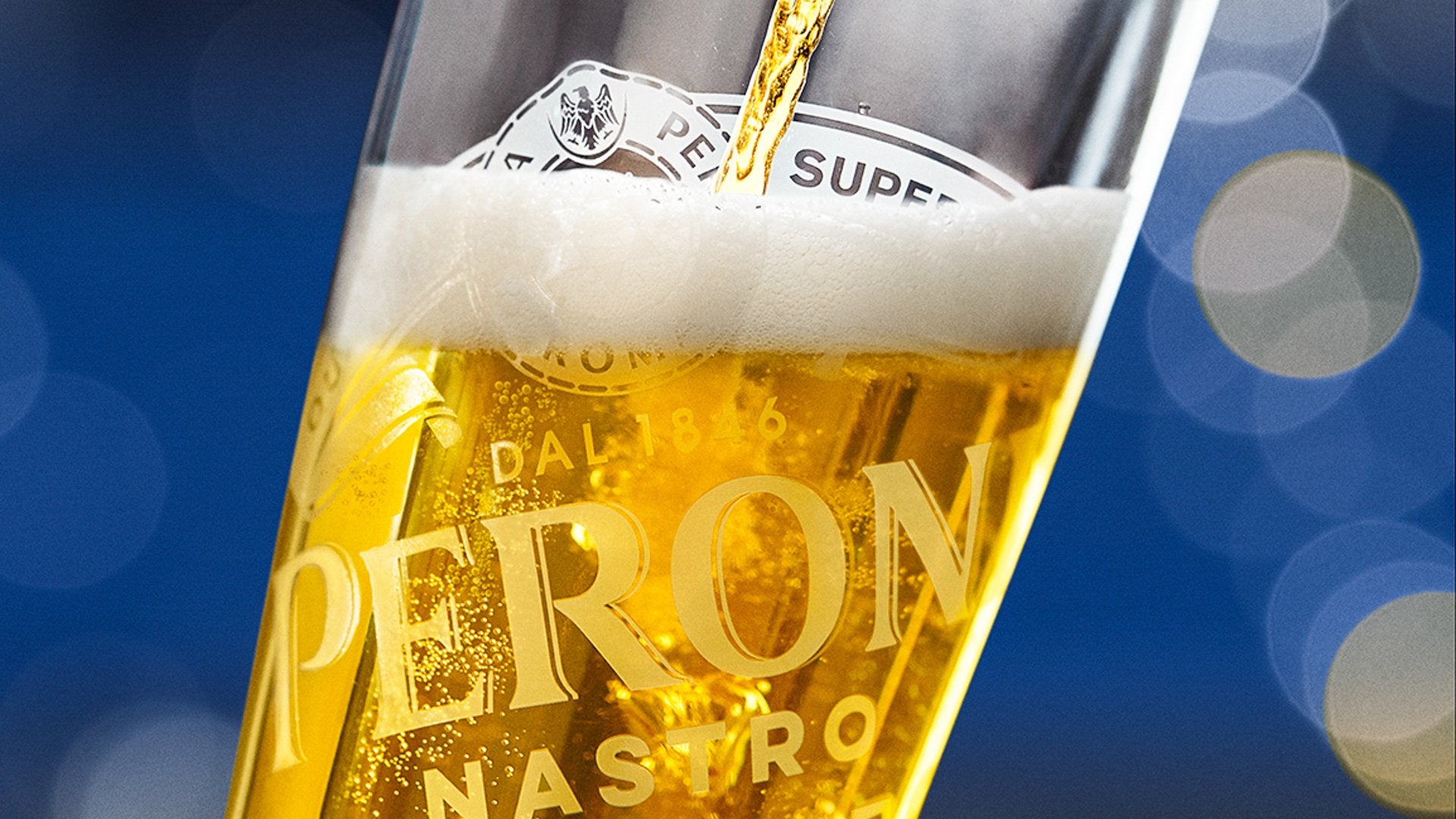 Draft Peroni Beer 1/2 Pint