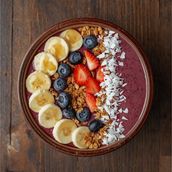 Banana Berries Acai Bowl