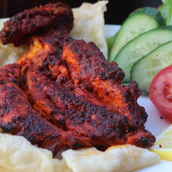 Chicken Breast Tikka With Puri