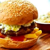 BB Grilled Burger House Double Shots Meal