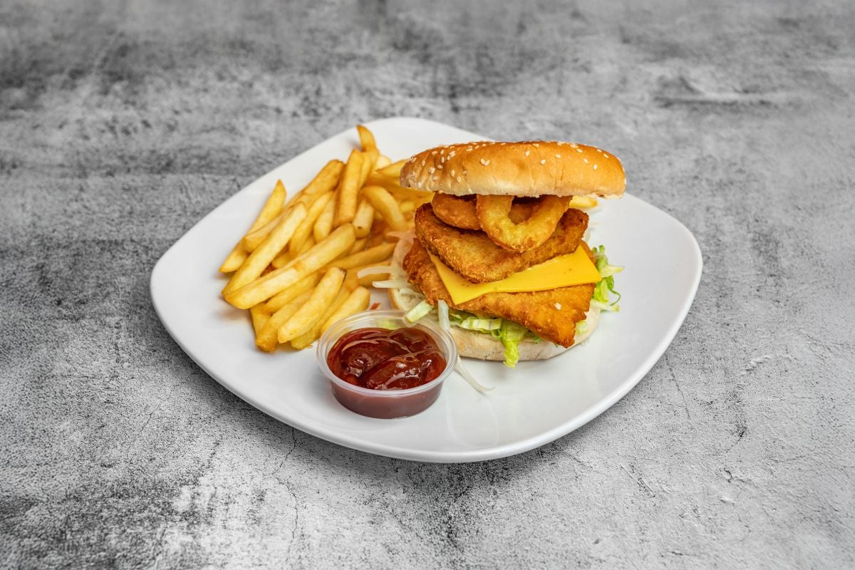 07 Chicken Tower Burger
