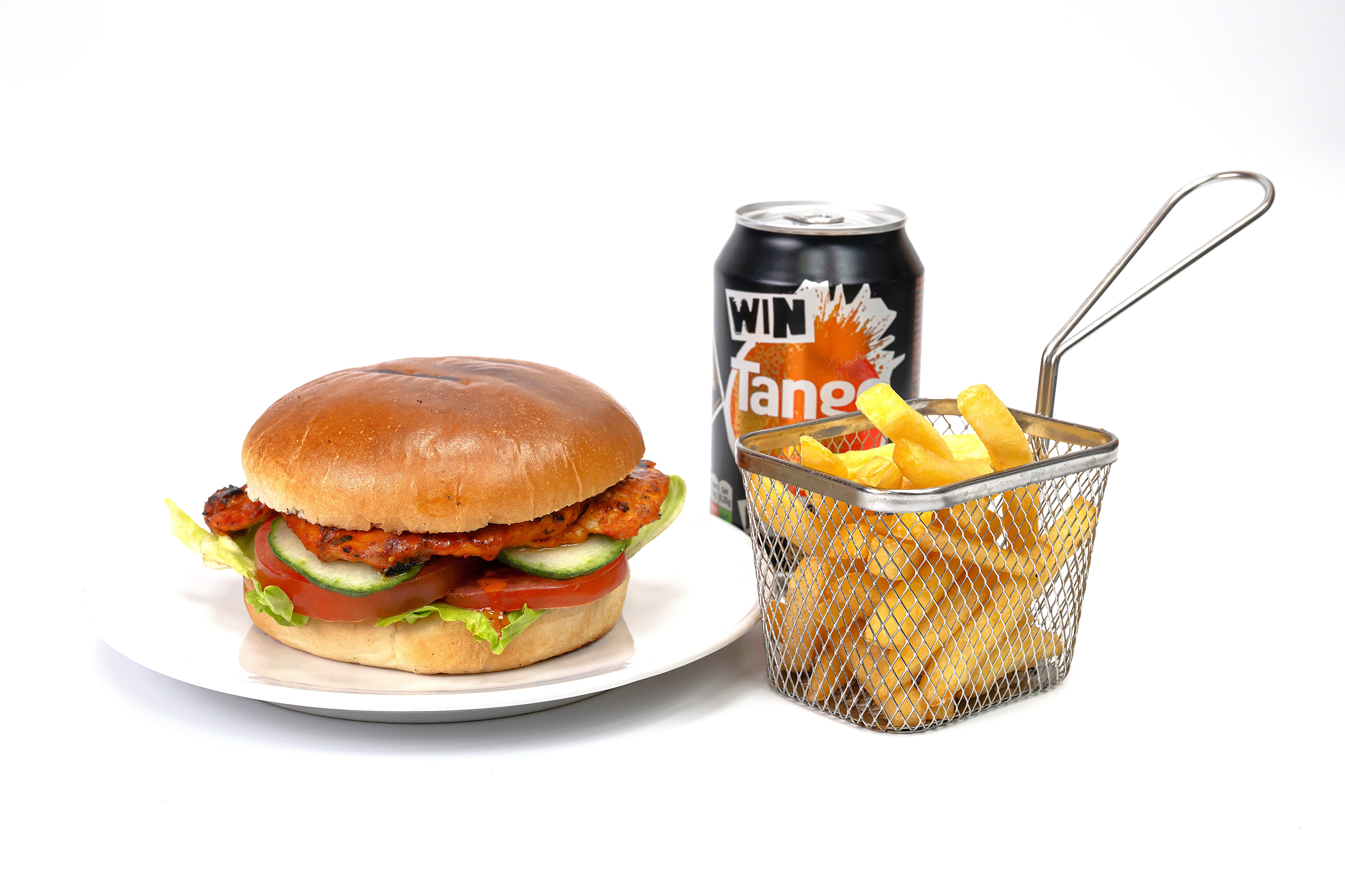 Fire & Flavour Chicken Burger Meal