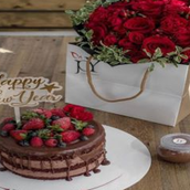 Choco Berry New Year Cake
