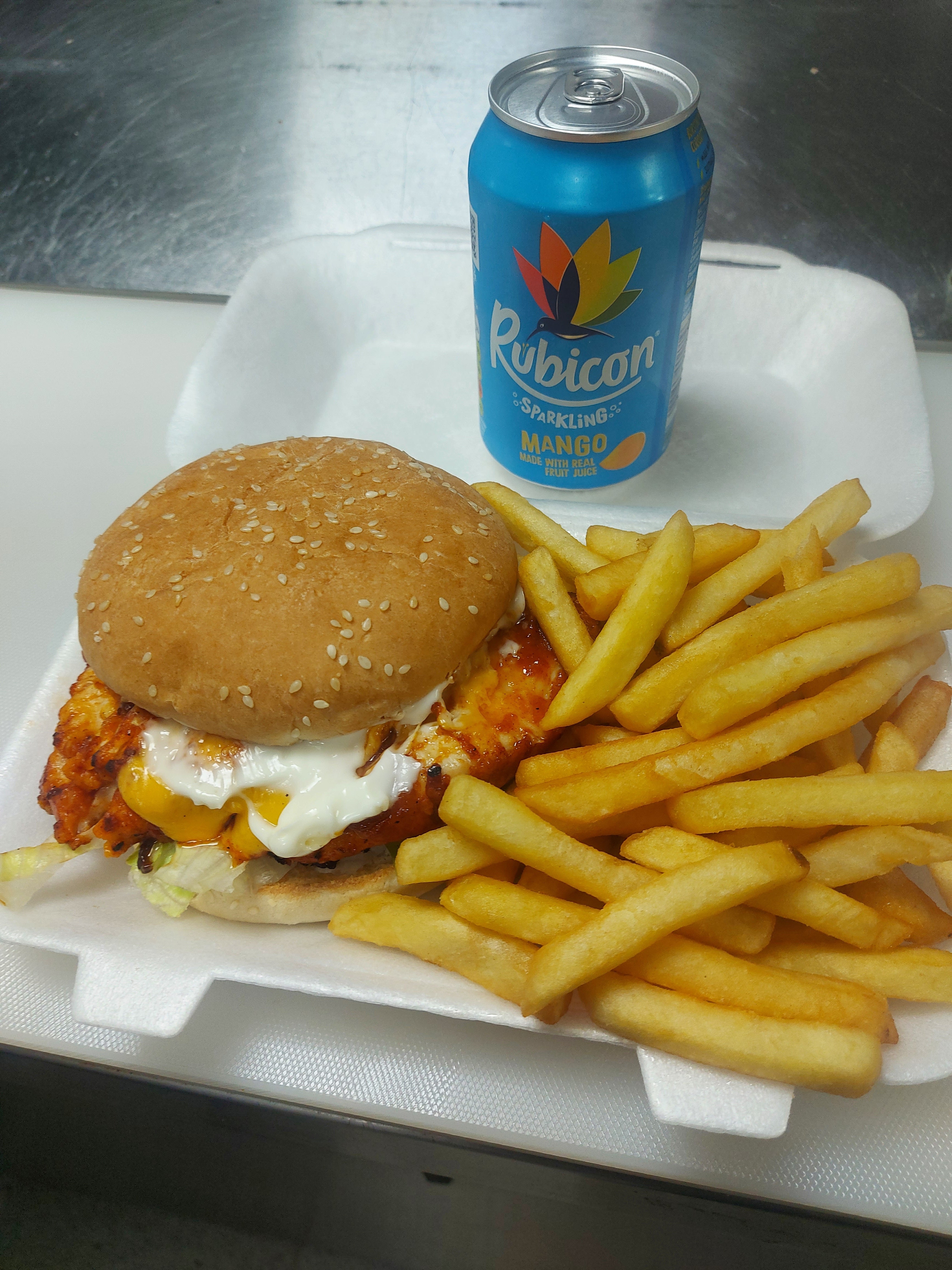 Peri Peri Burger - 1/4lb Meal