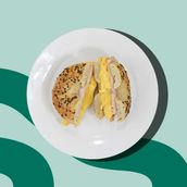 Turkey Cheese Bagel