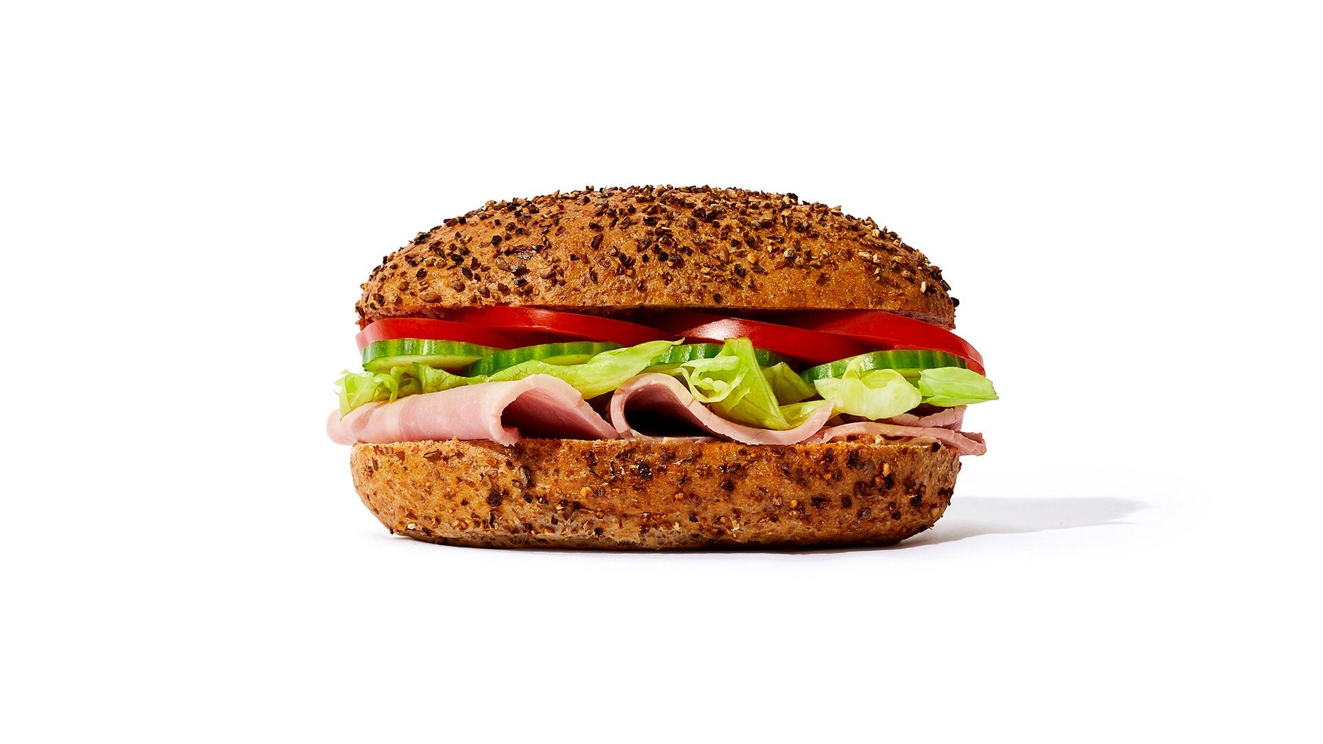 Seeded Artisan Ham Salad Roll
