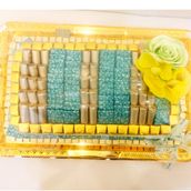 Special Wrapped Chocolate Long Rectangle Tray 