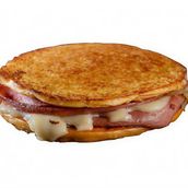 Flat Mortadella Sandwich