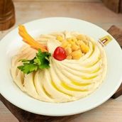 Hummus With Tahinia Dish