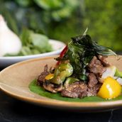 Stir Fried Beef with Sweet Basil เนื้อผัดกะเพรา