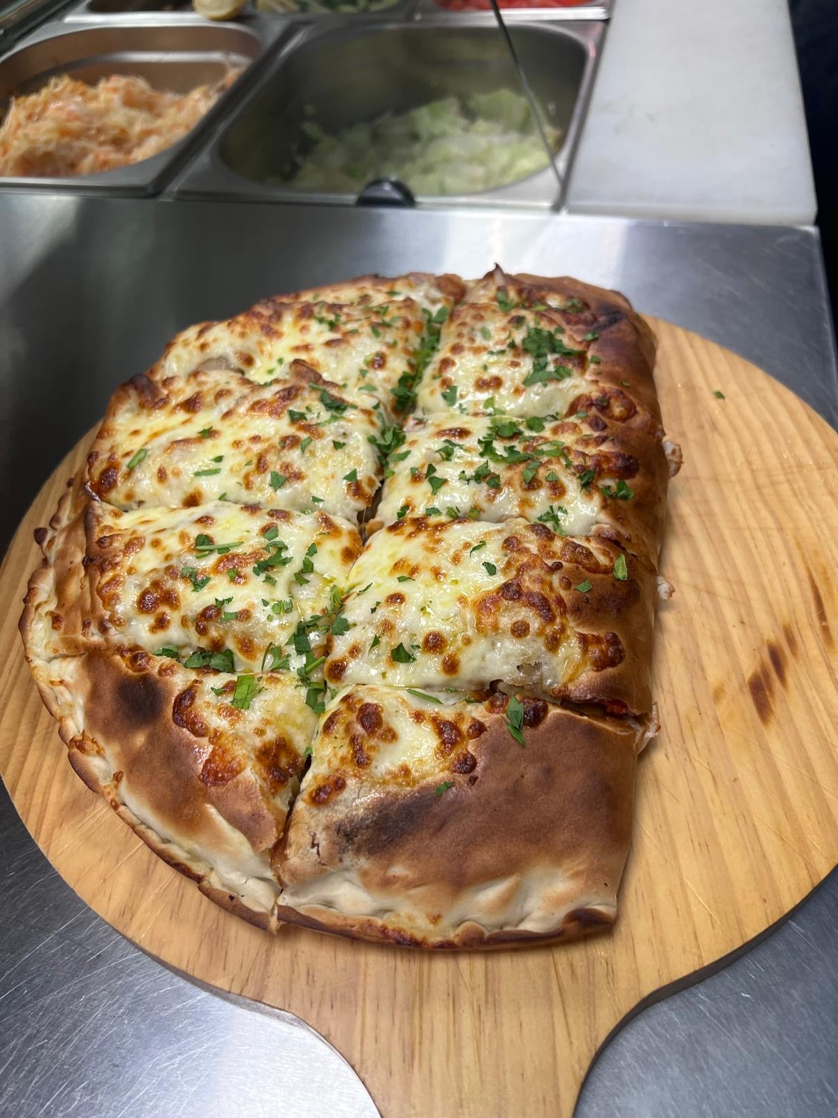 Meat and Fries Calzone