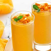 Mango Nectar, Saffron And Greek Yogurt