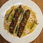 Seekh Kabab Biryani