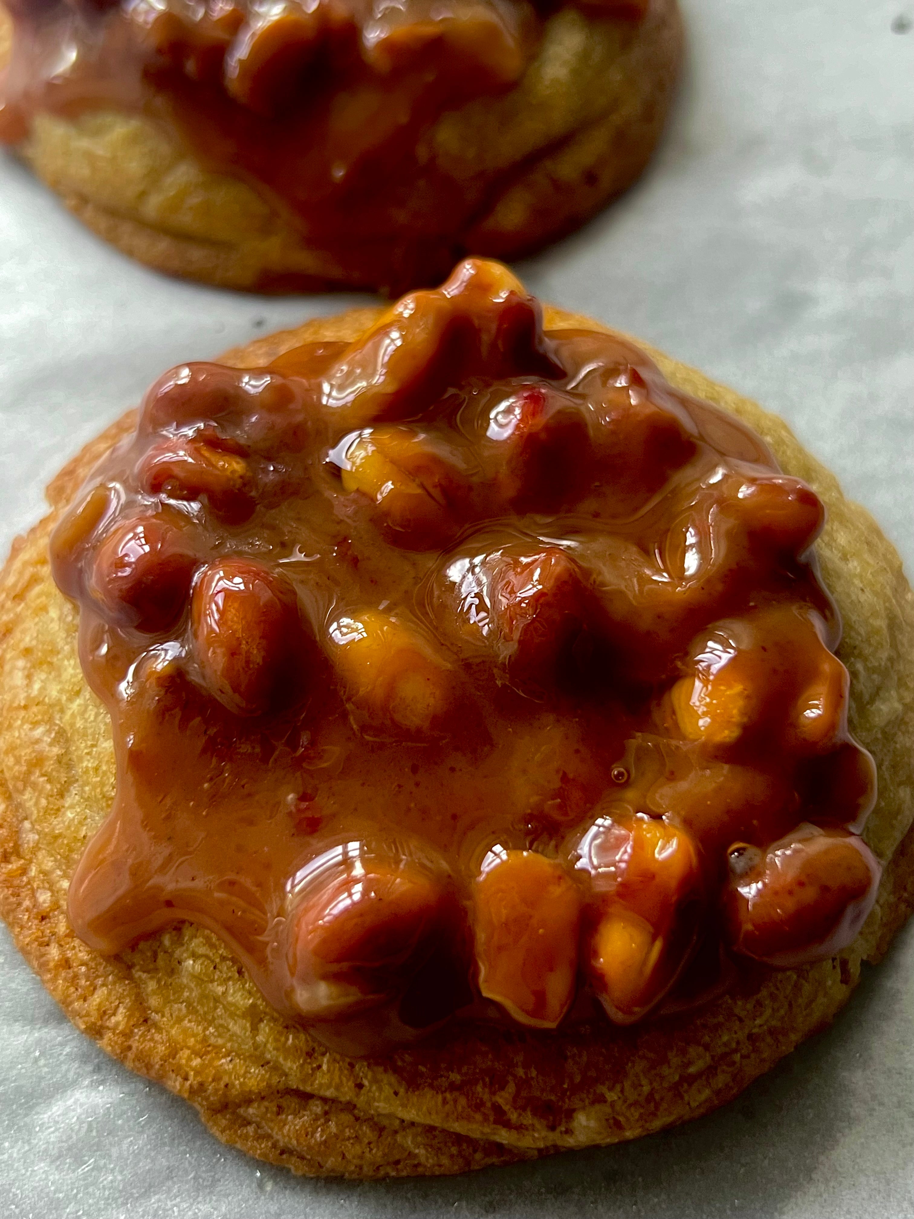 Peanut Salted Caramel Cookies
