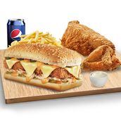 2pcs Chicken -White Meat with Big Baik and Cheese