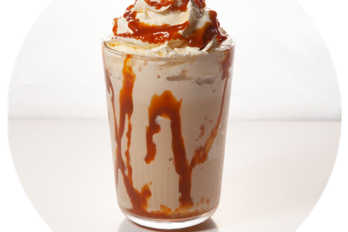Salted Caramel Crushed Ice Coffee 16Oz