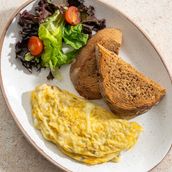 Cheesy Veggie Omelette