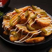 Cheese and Jalapeno Potato Wedges