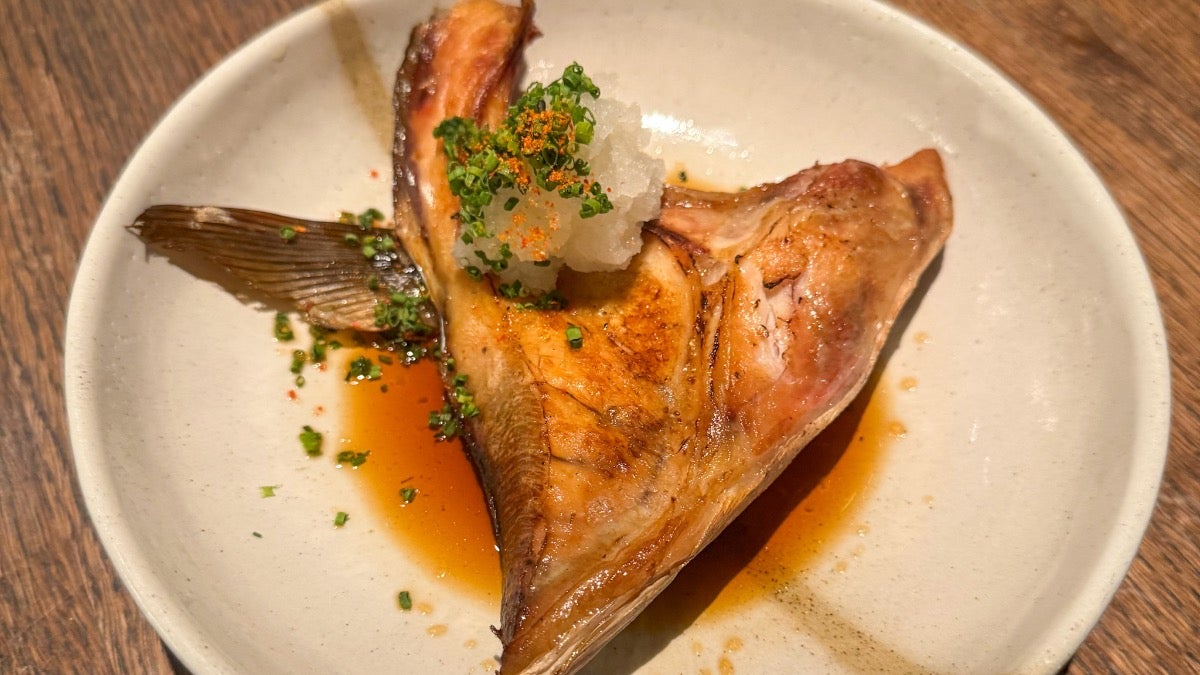 Grilled Hamachi Kama (Yellowtail Collar)