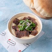 Hummus with Beef Shawarma