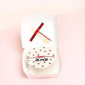 Love Custom Mini Shape Cake