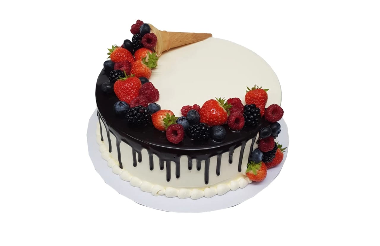 Fruit Fall Cake (Eggless)