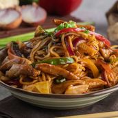 Yaki Soba Beef Noodles