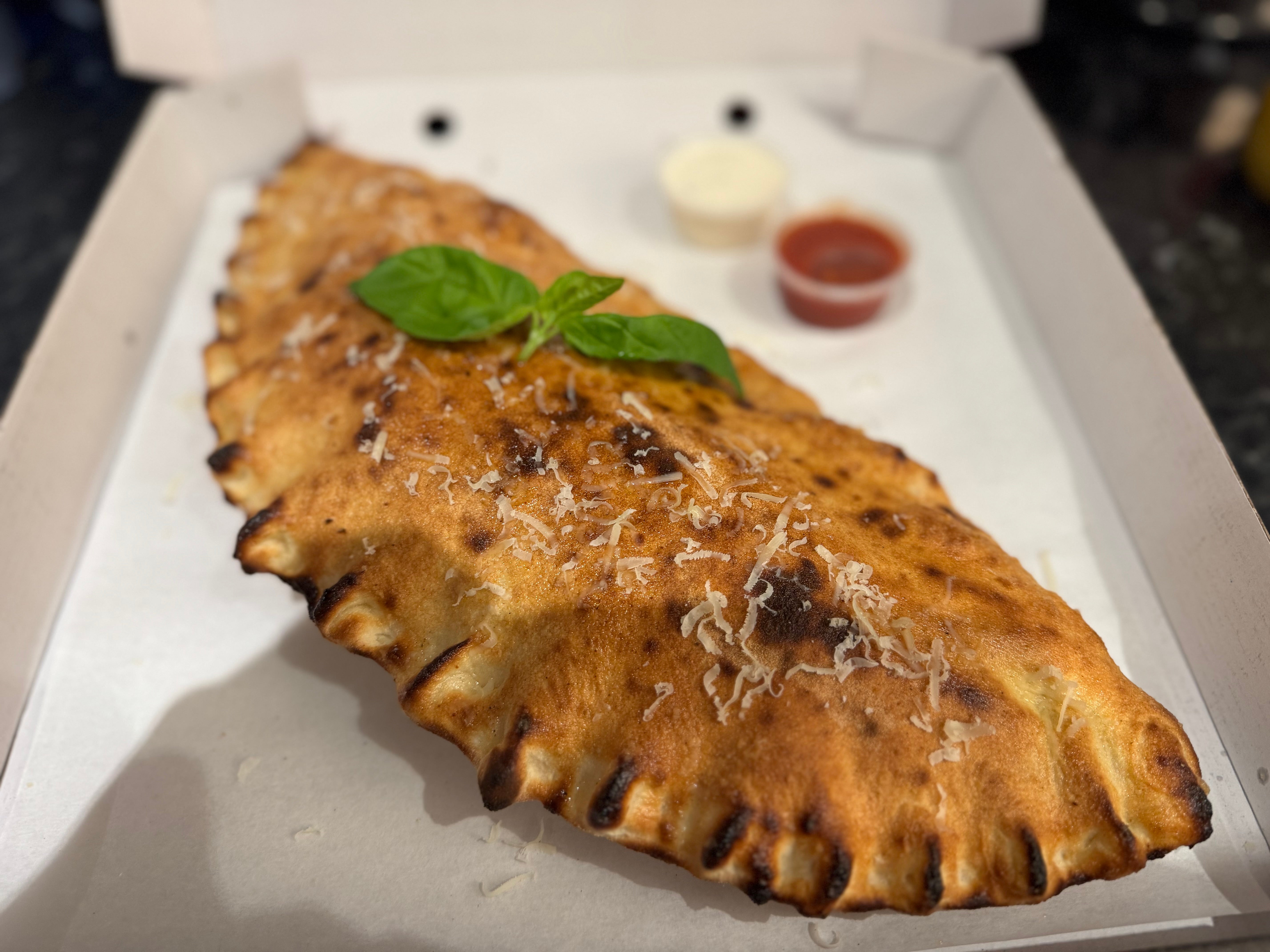 Ham and Chicken Calzone