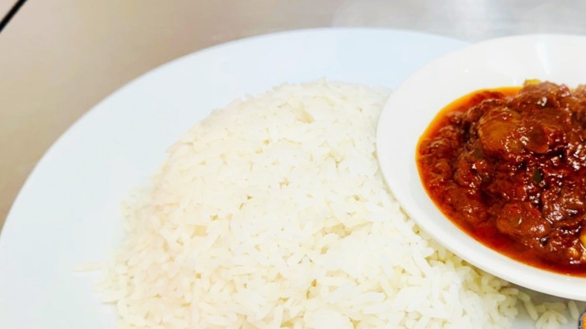 White Rice with Stew